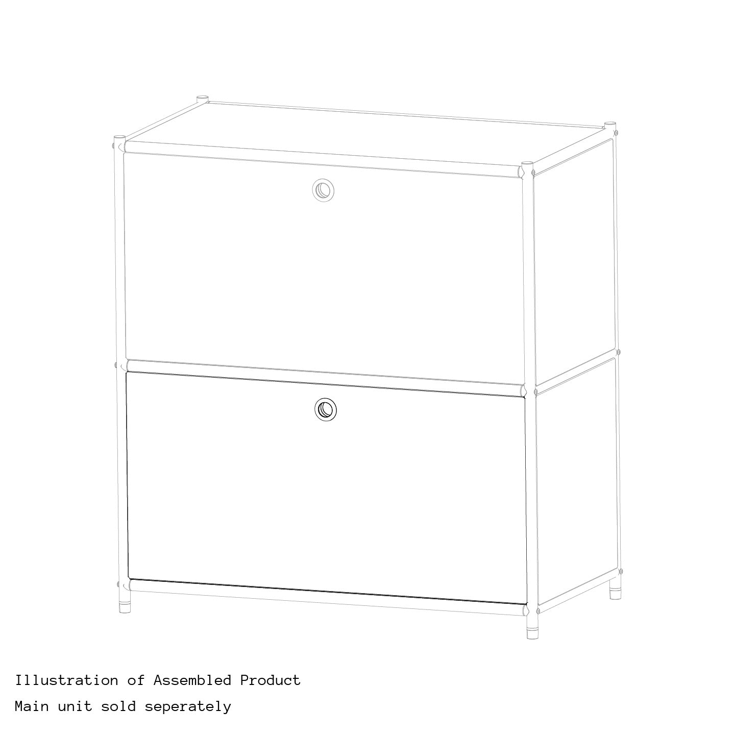 LEBOGU Door pack for Console table