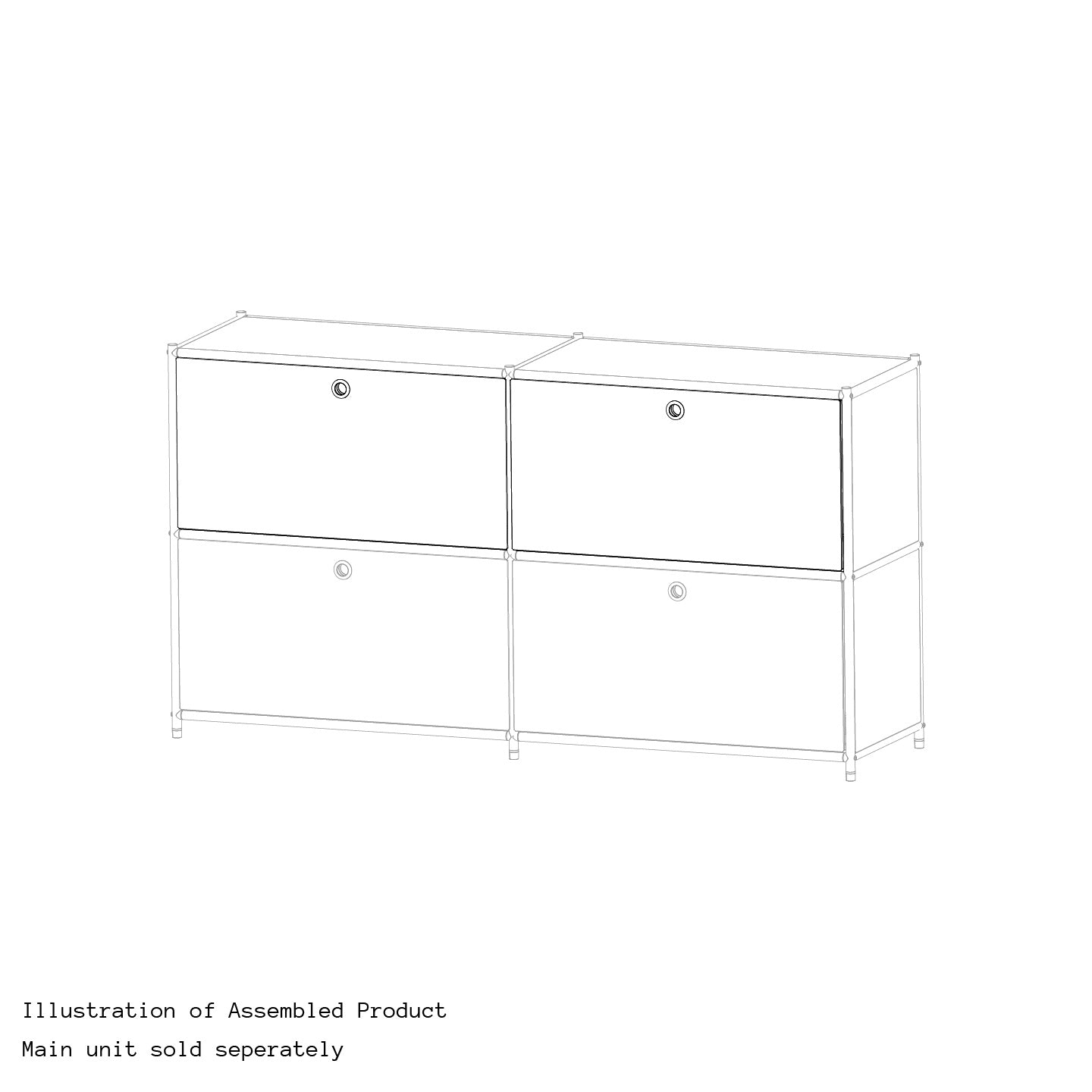 LEBOGU Door pack forSideboard