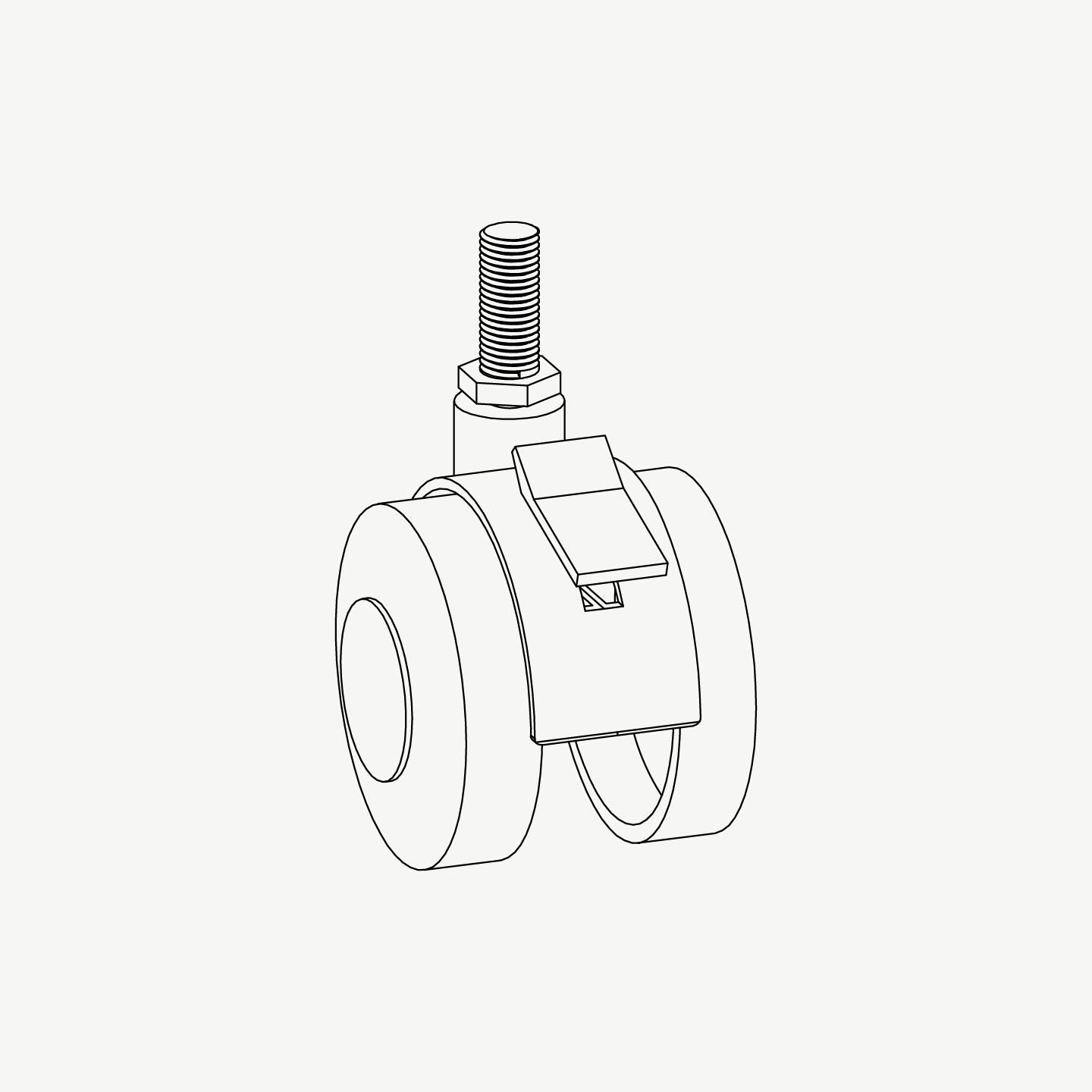 LEBOGU Lockable Caster Wheels (Set of four)